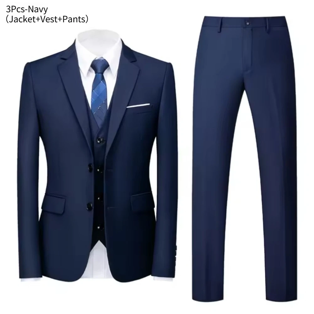 Completo blu navy 3 pezzi