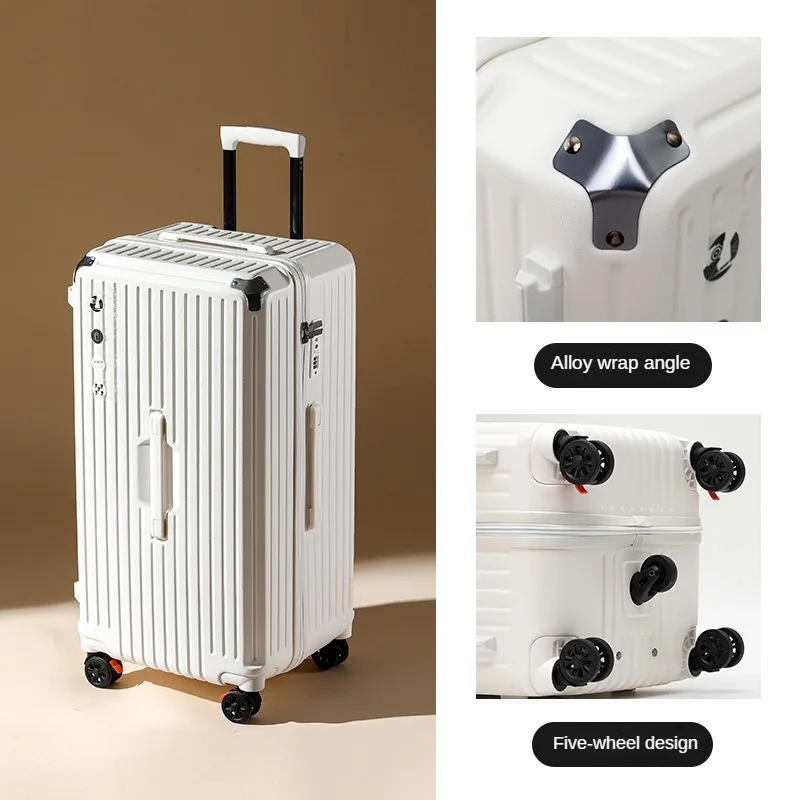 Travel Suitcase Super Light and Large Capacity Universal Luggage Strong and Durable Brake Password Universal Wheel Trolley Case design style fresh luggage women s trolley case men s durable universal wheel password travel suitcase business boarding bag