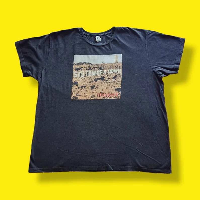 Rare T-Shirt Album Vintage "System Of A Down Toxics"-2001-Xxl