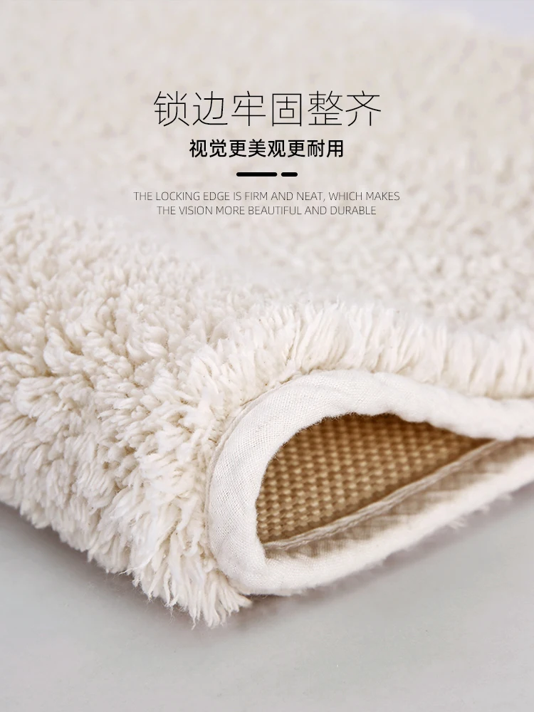 

Toilet floor mat bathroom absorbent cotton dry floor mat household non-slip carpet