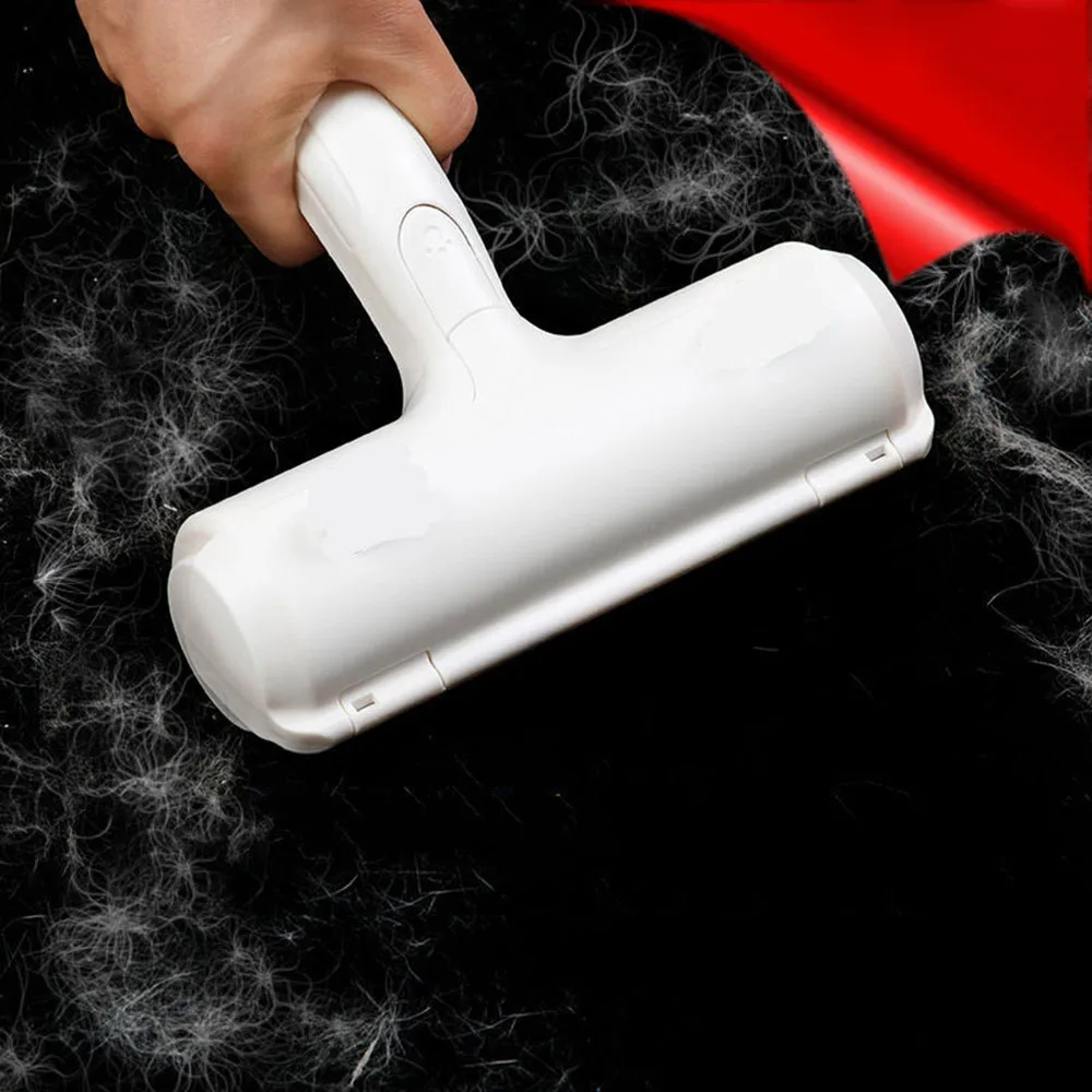 Pet Hair Removal Roller 2 Way Cat and Dog Hair Cleaning Brush Remove Furniture Self-Cleaning Dog Brush Lint Pet Epilator