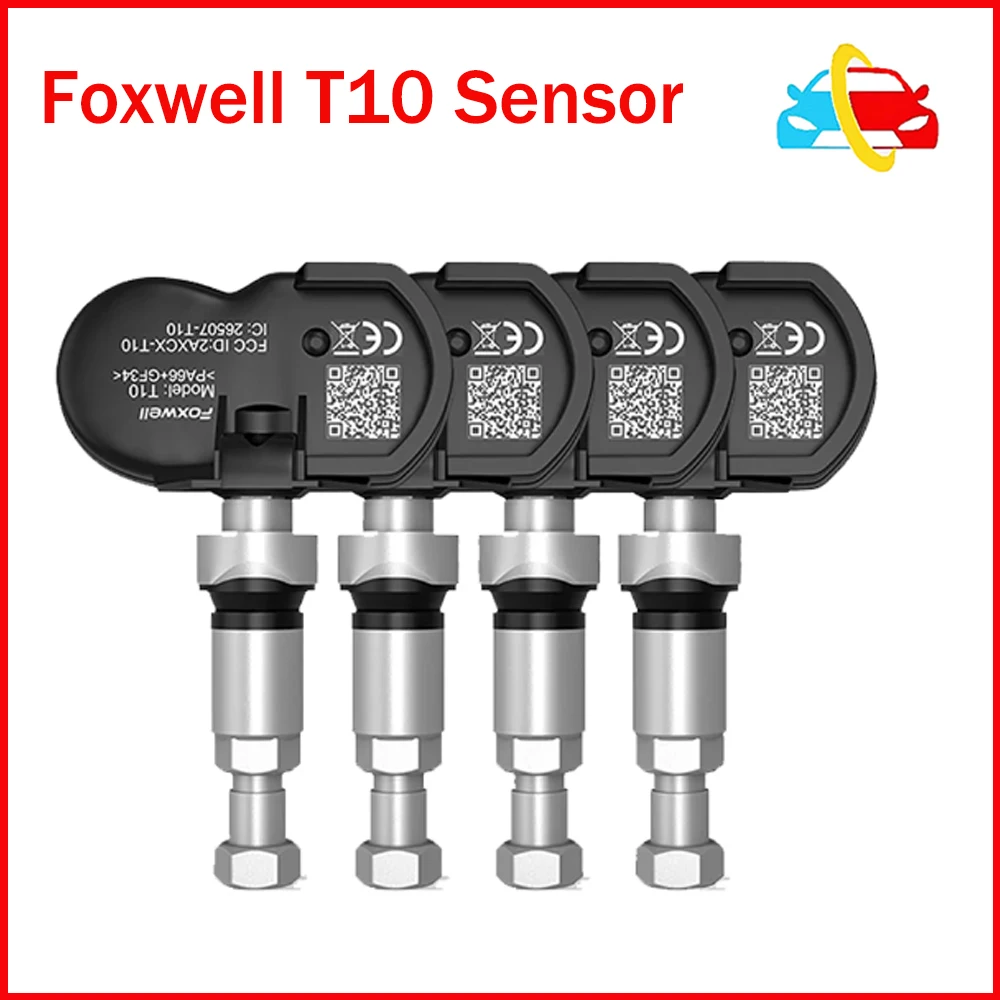 Foxwell T10 Mx-센서 센서, TPMS 433MHz 315MHZ OE 범용 활성화 프로그래밍 타이어 압력 모니터 테스트 수리 도구