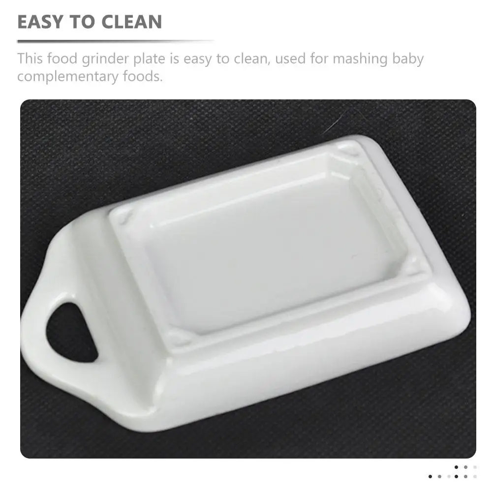 Manual Ceramic Ginger Grater Garlic Grinder Kitchen Mills Wear Resistant Utensils Household Supply Baby Food Masher Potato Mill