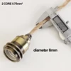 Vintage Power Cord Pendant Light 2M Hemp Rope Cables E26 E27 Lamp Holder Socket EU Plug Switch Industrial Pendant Light Fitting 4