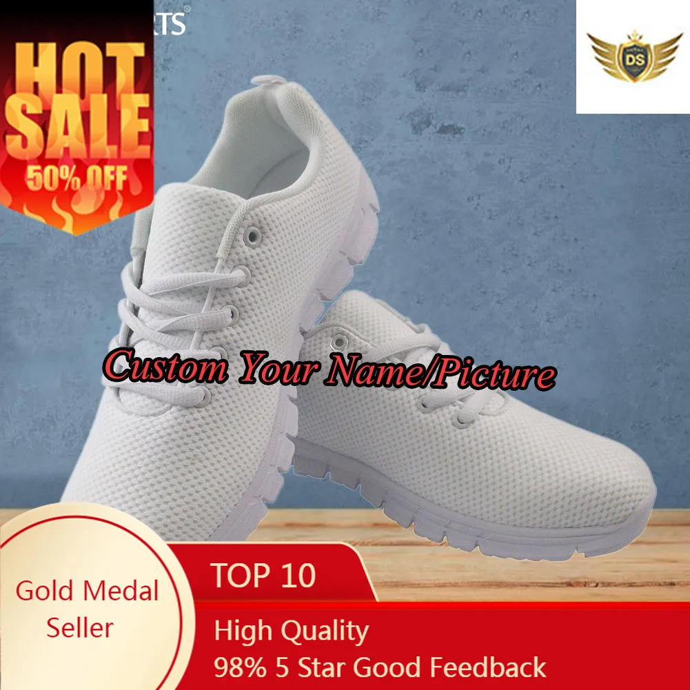 

Custom Shoes Men's Casual Basic Daily Shoes Breathable Lightweiht Mesh DIY Sneakers For Women Students Customized Drop Shipping