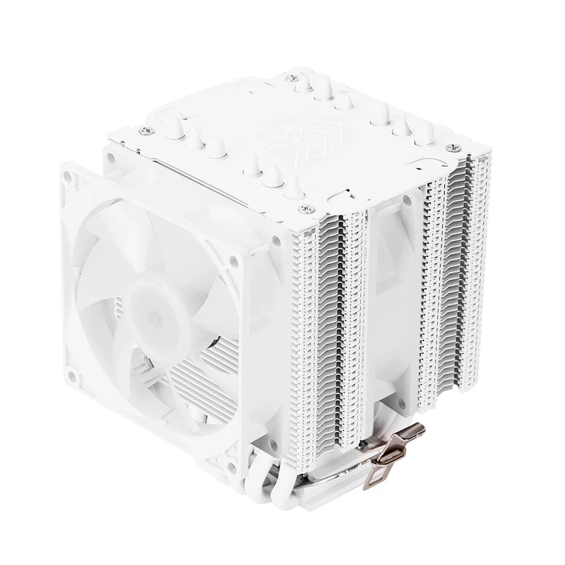 Todo o Refrigerador Branco da Cpu com Heatpipes Suportam 1700 1200 115x Am4 Eficiente 4pin Pwm Argb Ventilador Silencioso Radiador Z135 - Imagem 6