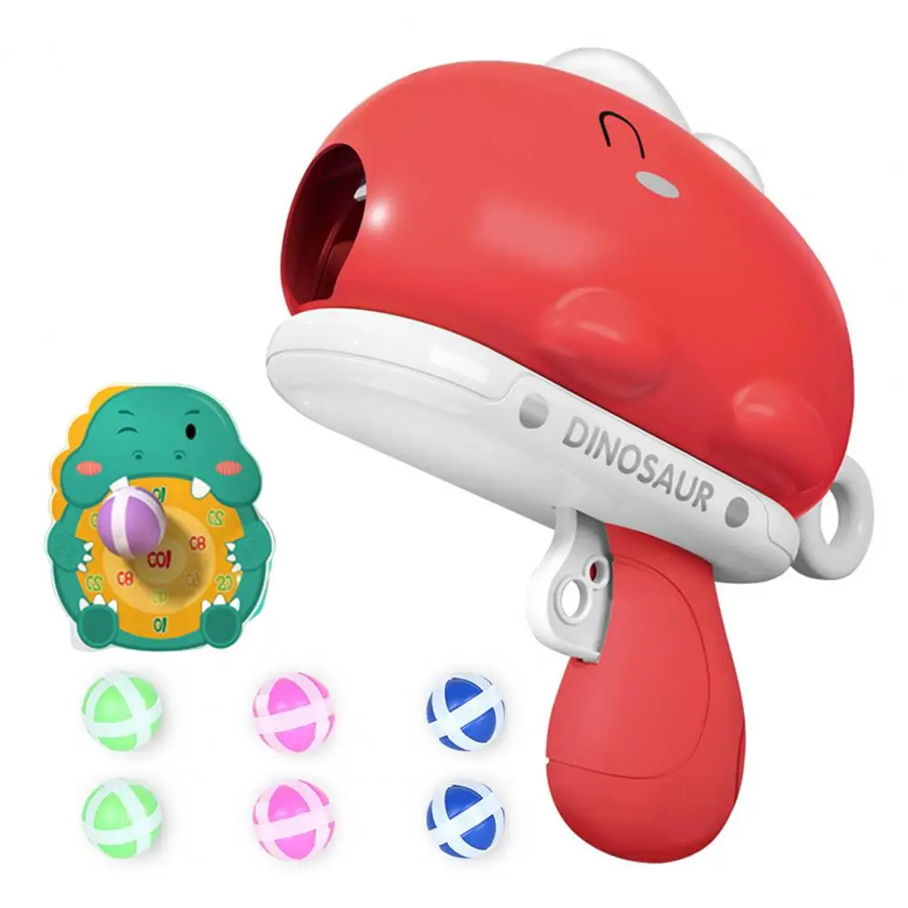 

Target Ball ABS Pull Ring And Loading Fabric Target Sticky Ball Detailed Dinosaur Sticky Ball Shooter Outdoor Toy