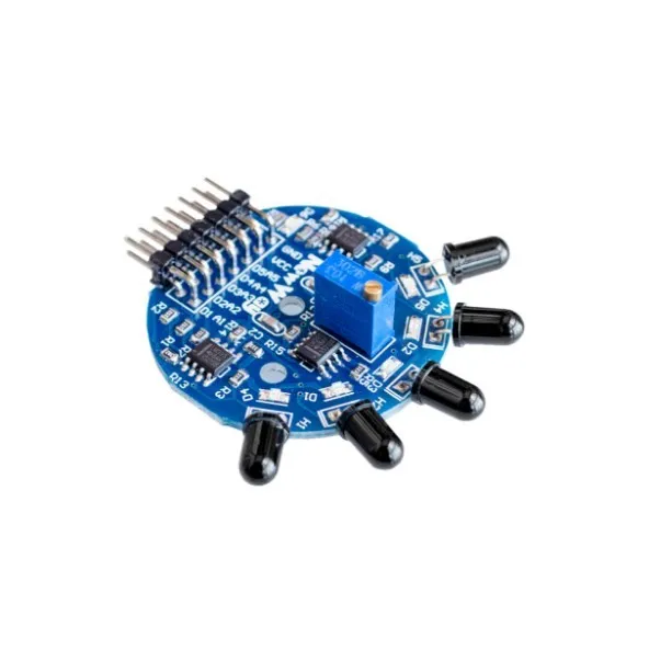 5 Way Flame Sensor Module Digital Analog Signal Dual Output Fire ...
