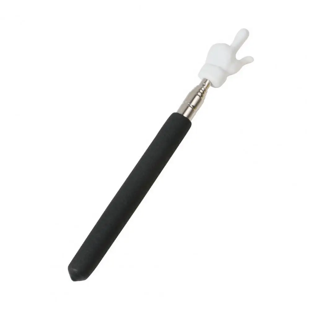 Retractable Teacher Pointer Indicator Colored Finger Expanded Stainless Steel Telescopic Rod Whiteboard School