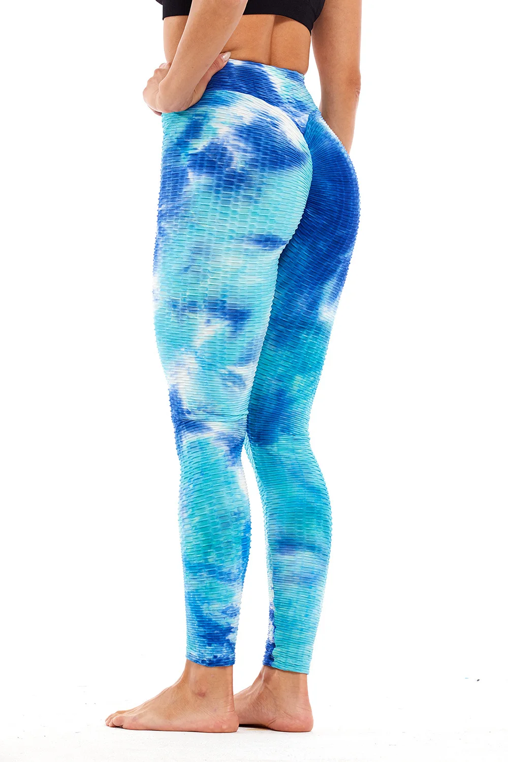 thermal leggings CHRLEISURE Anti Cellulite Tie Dye Leggings Women High Waist Push Up Fitness Pants Gym Sports Slim Fashion Casual Leggins Female lululemon leggings