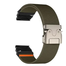 Quickfit Nylon Strap for Smartwatches - Premium Sports Band Accessories (Army Green - B)