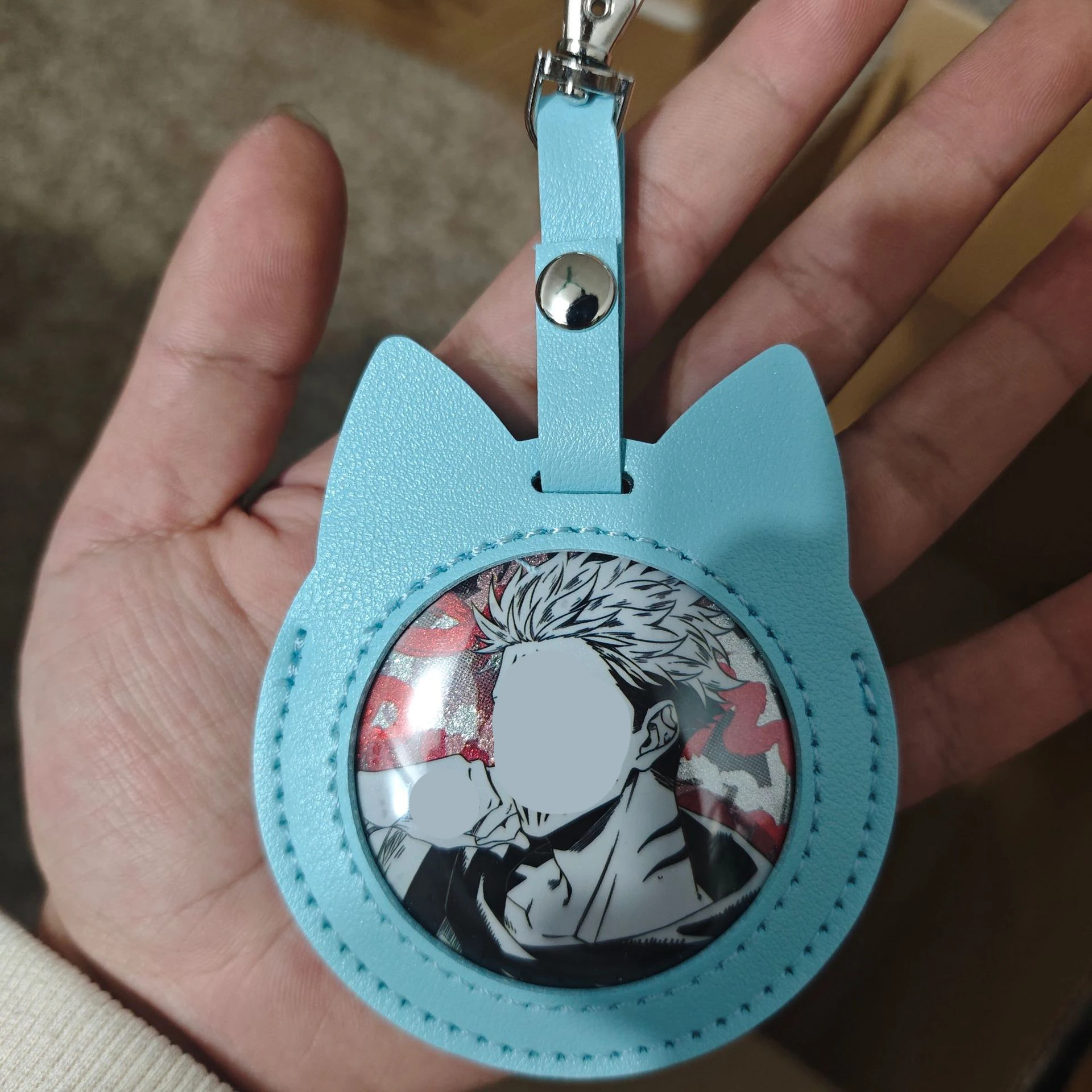 Tragbare Runde Abzeichen-Aufbewahrungstasche - Schutzhülle & Präsentationsbeutel, Niedliche Anime-Tasche als Zubehör für Abzeichensammlung & Tägliches Tragen – Detail 8
