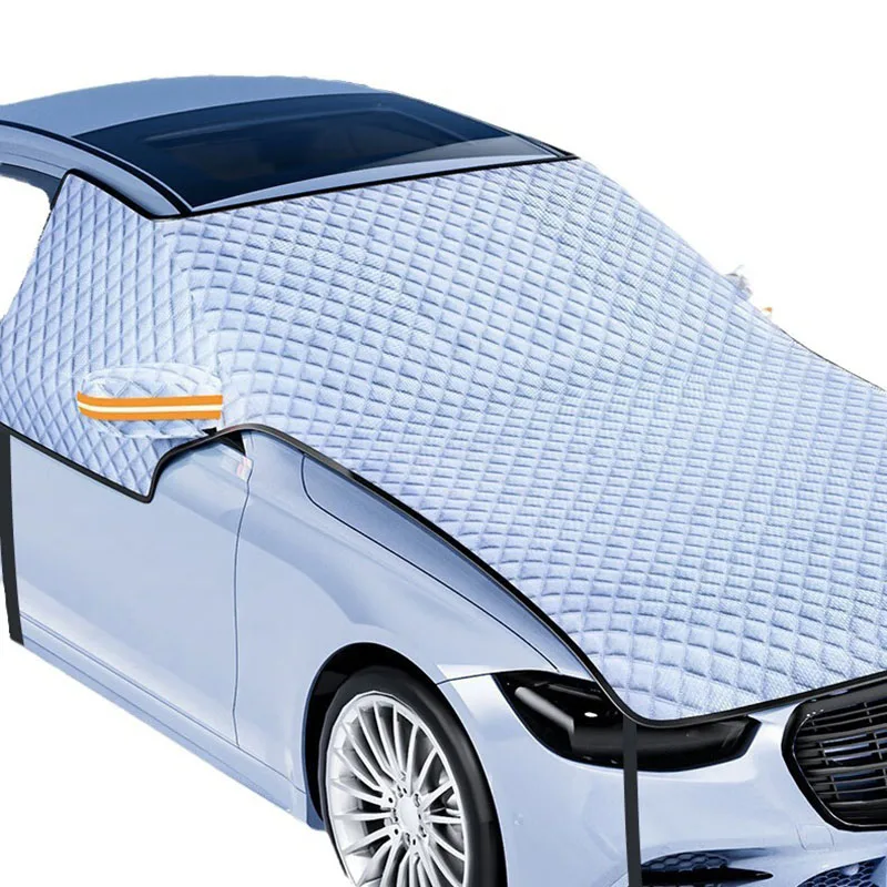 Car snow shield Sunshade sunblock front gear snow shield thickened and lengthened in winter frost protection front windshield