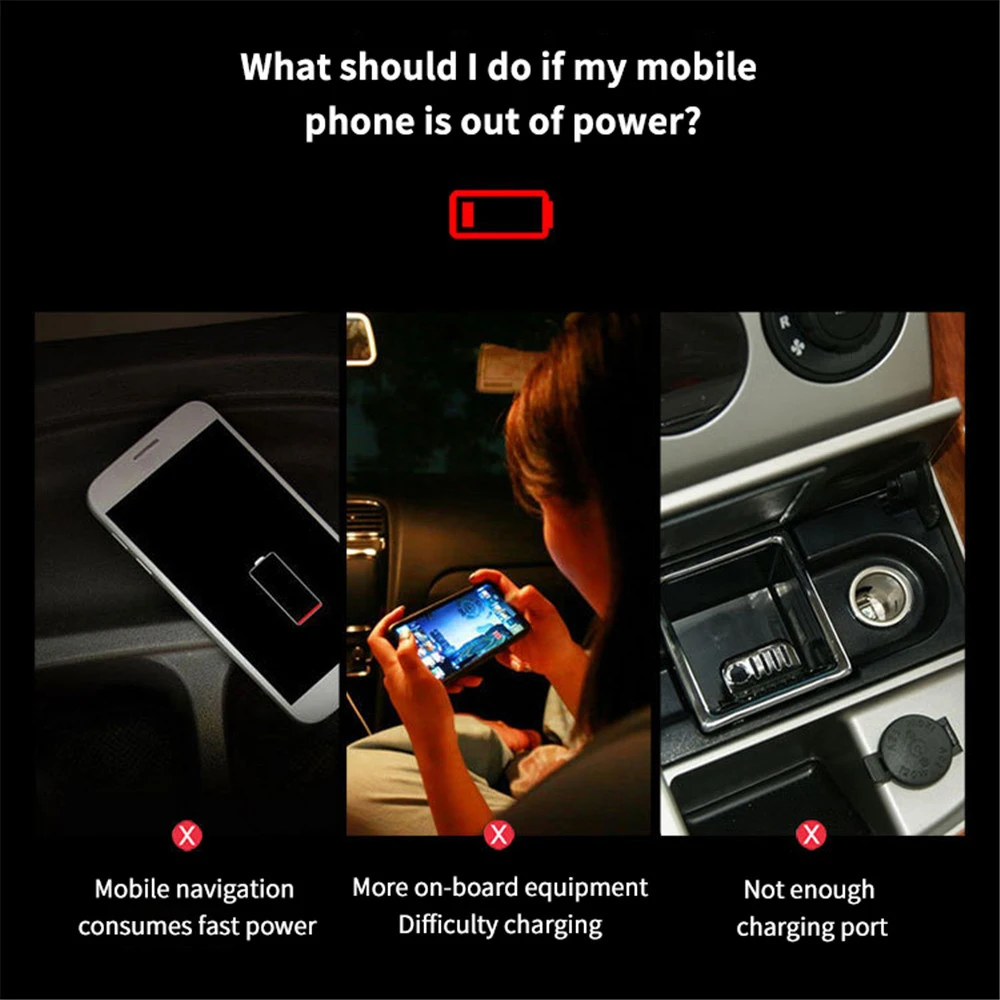 QC3.0 Dual Port Fast Phone Charger For Honda