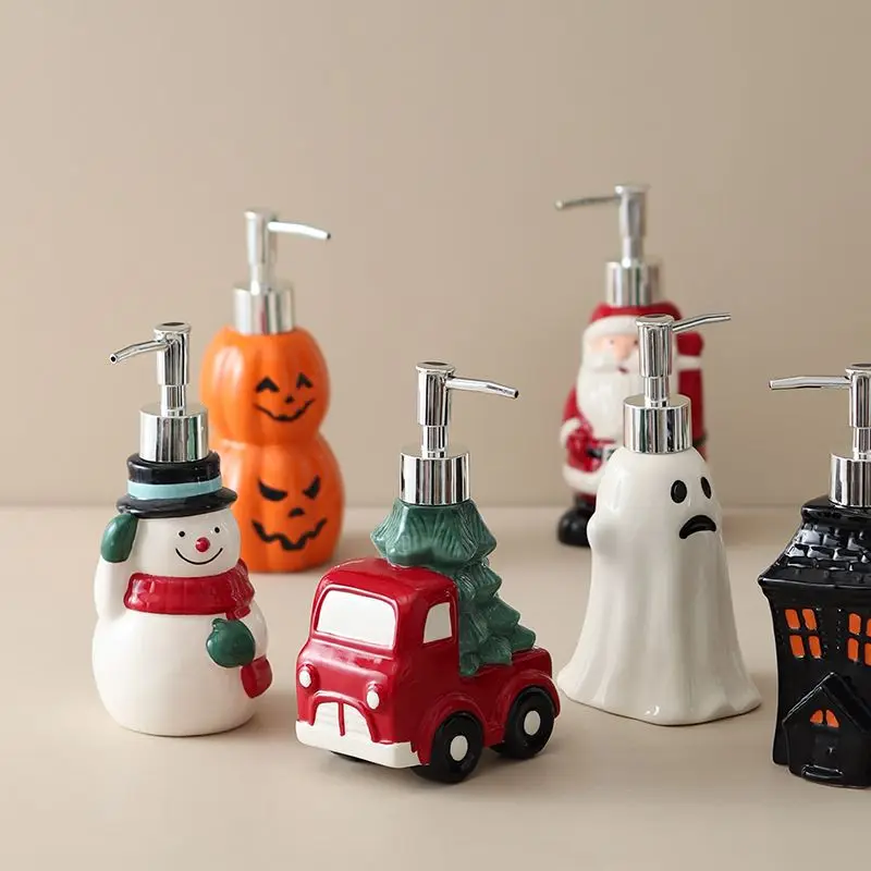 Christmas Ceramic Lotion Dispenser 4