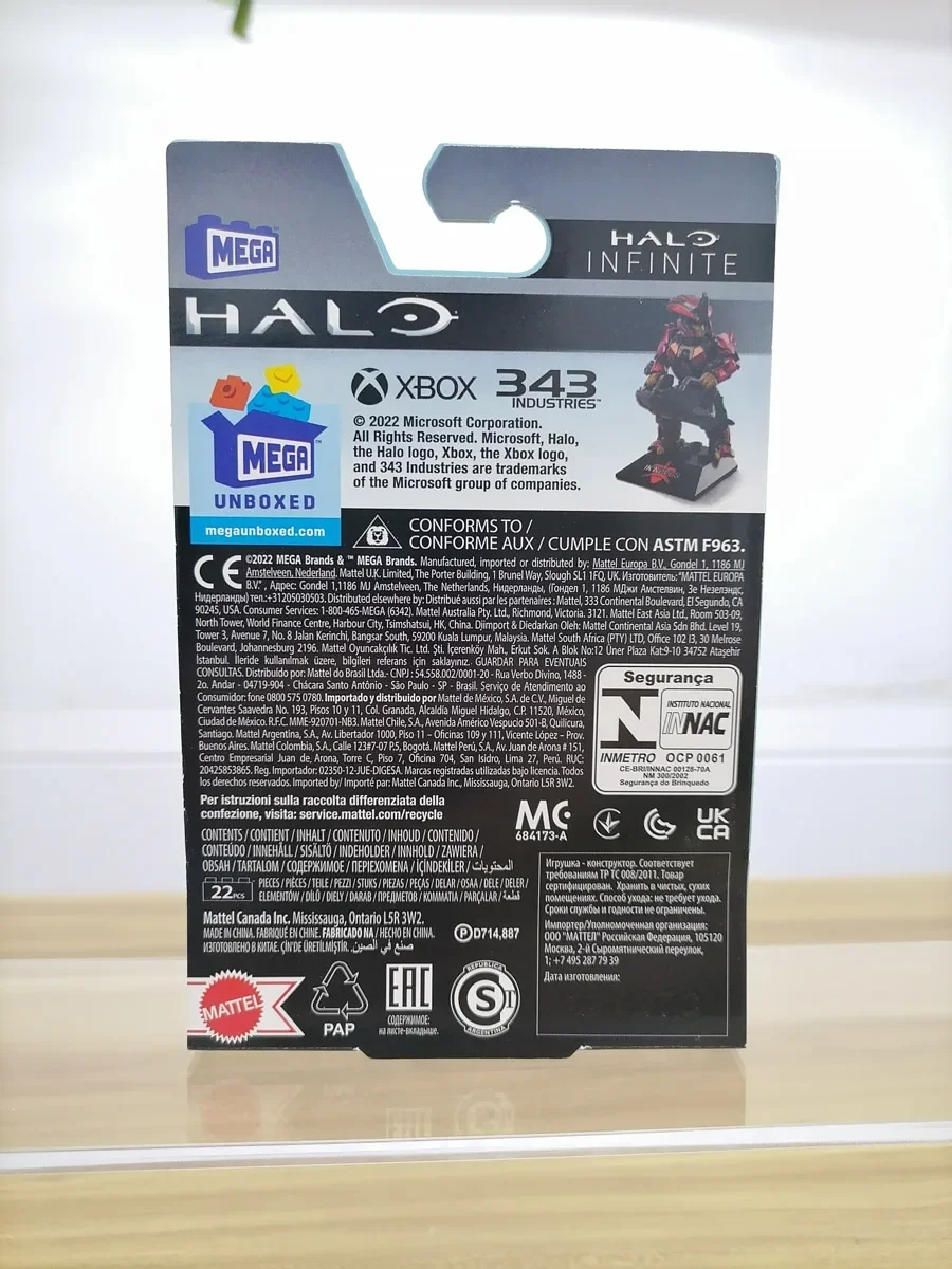 Фото Конструктор HKT06 Infinite Mega Bloks, фигурки героев Вселенной, серия 17, Спартанский Yoroi Kovan Agryna Brute Chief Ik'novus №5
