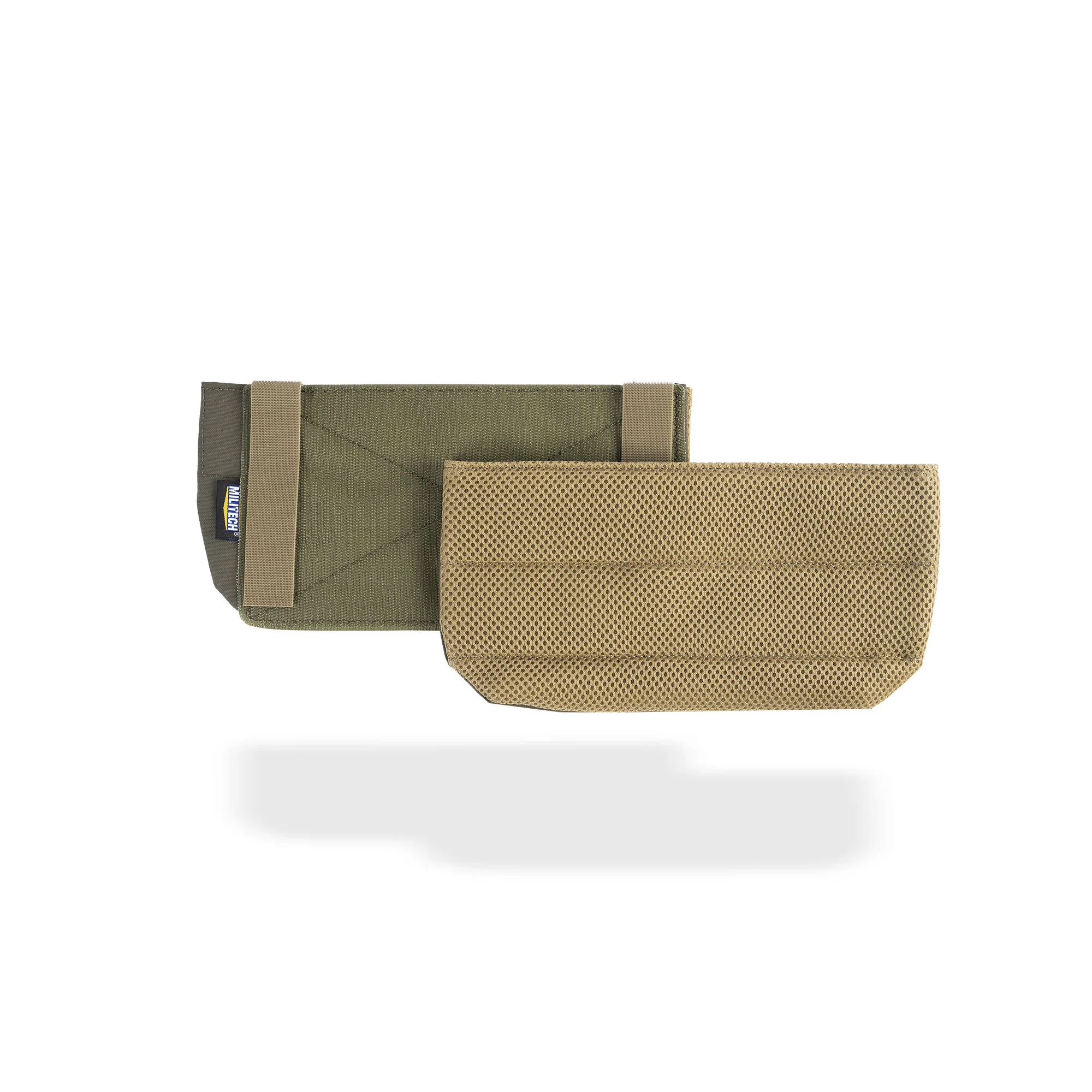 MILITECH Side Panel Pouch Bucket Set for Armor 6x6 6x8 Panel Storage for Triple Mag Frame Fit ARC V2 Tactical Vest Plate Carrier