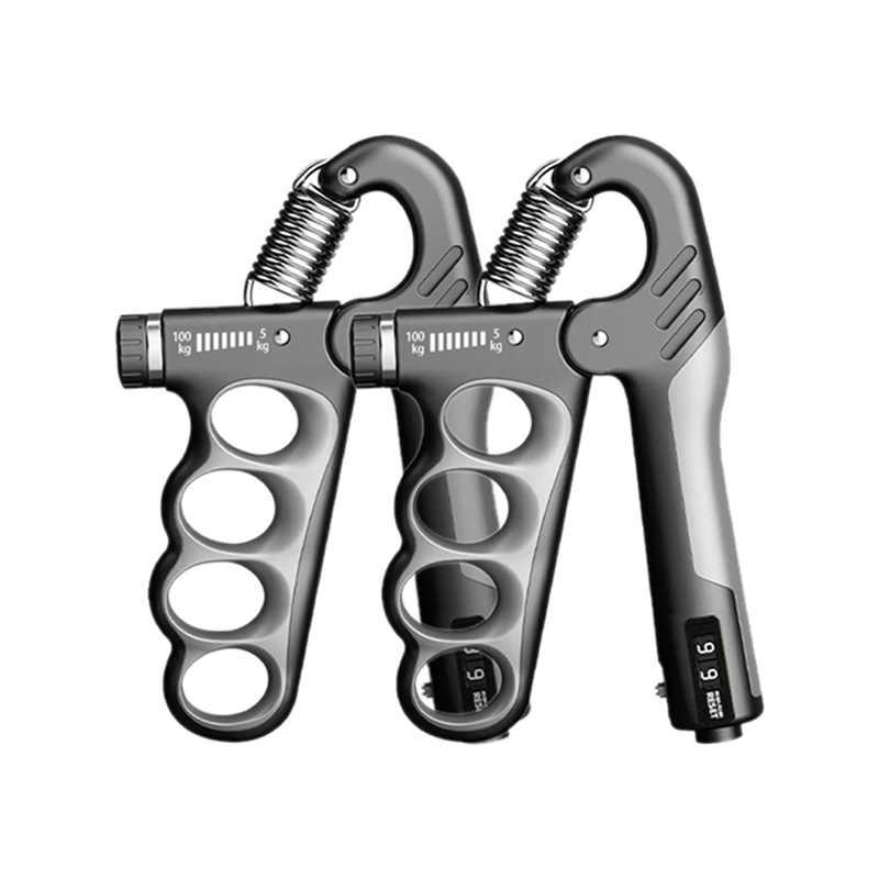 2 Pack Hand Grip Strengthener For Muscle Building And Injury Recovery 11-220 Lbs Hand Squeezer Adjustable Resistance