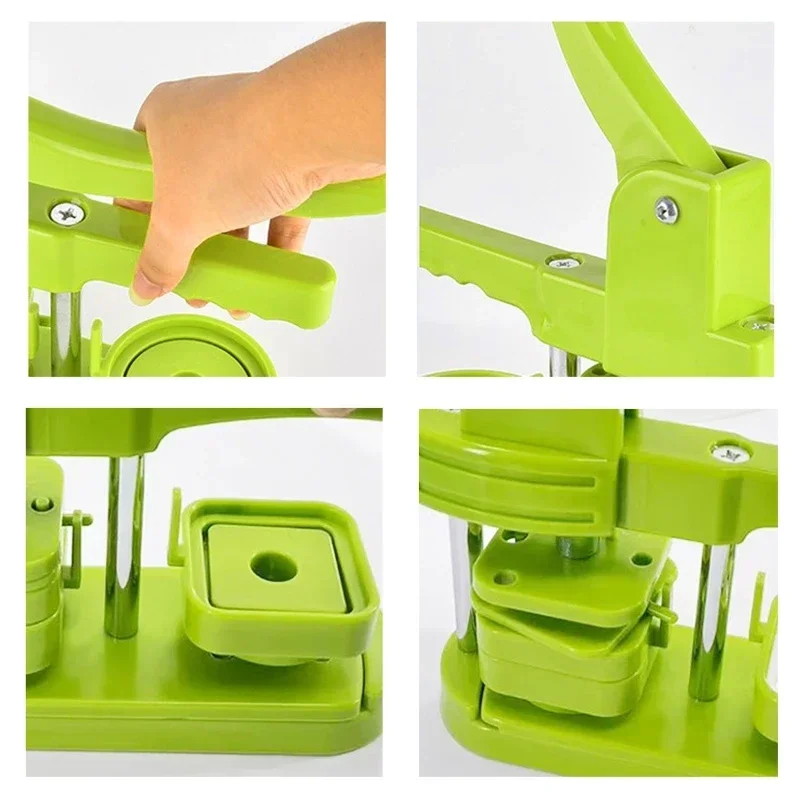 Square Refrigerator Button Maker Hand Press Machine for DIY Making Badge / Fridge Magnets Button 50x50mm badge maker,button maker machine
