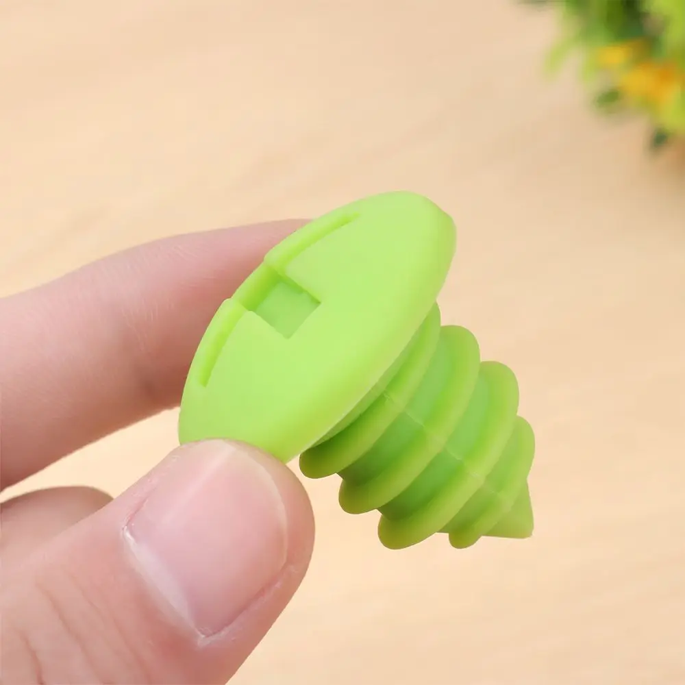 Reusable Silicone Wine Bottle Stopper Champagne Drink Bar Seal Wine Stopper Sealer Plug Bottle Cover Outlet Cap For Kitchen wine stopper,wine stoppers,bottle seals