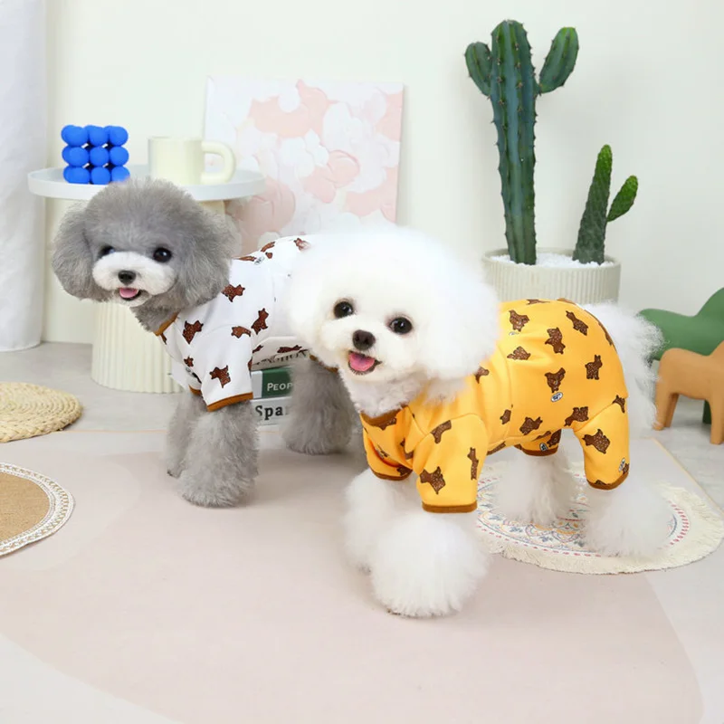 

Teddy Pack Belly Four Legged Dog Clothes Fall Winter Warm Pet Clothing Comfort Dog Clothes Dog Pullove
