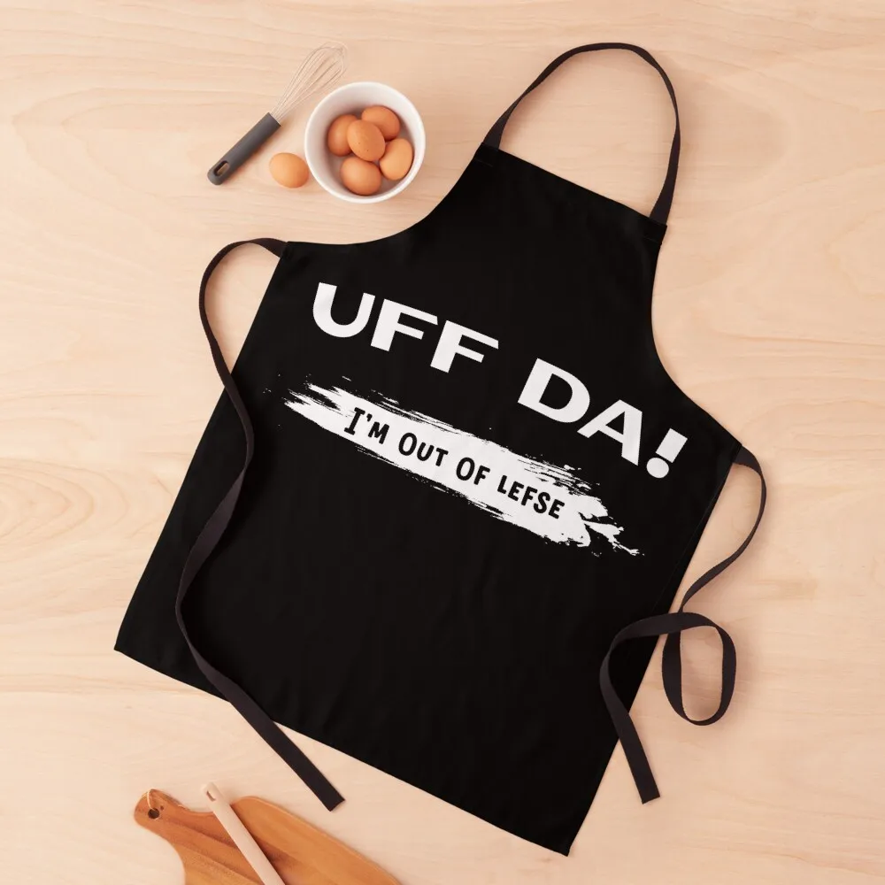 

Uff Da Lefse Apron Kitchen New 2022 Year Woman Kitchen Apron Aprons