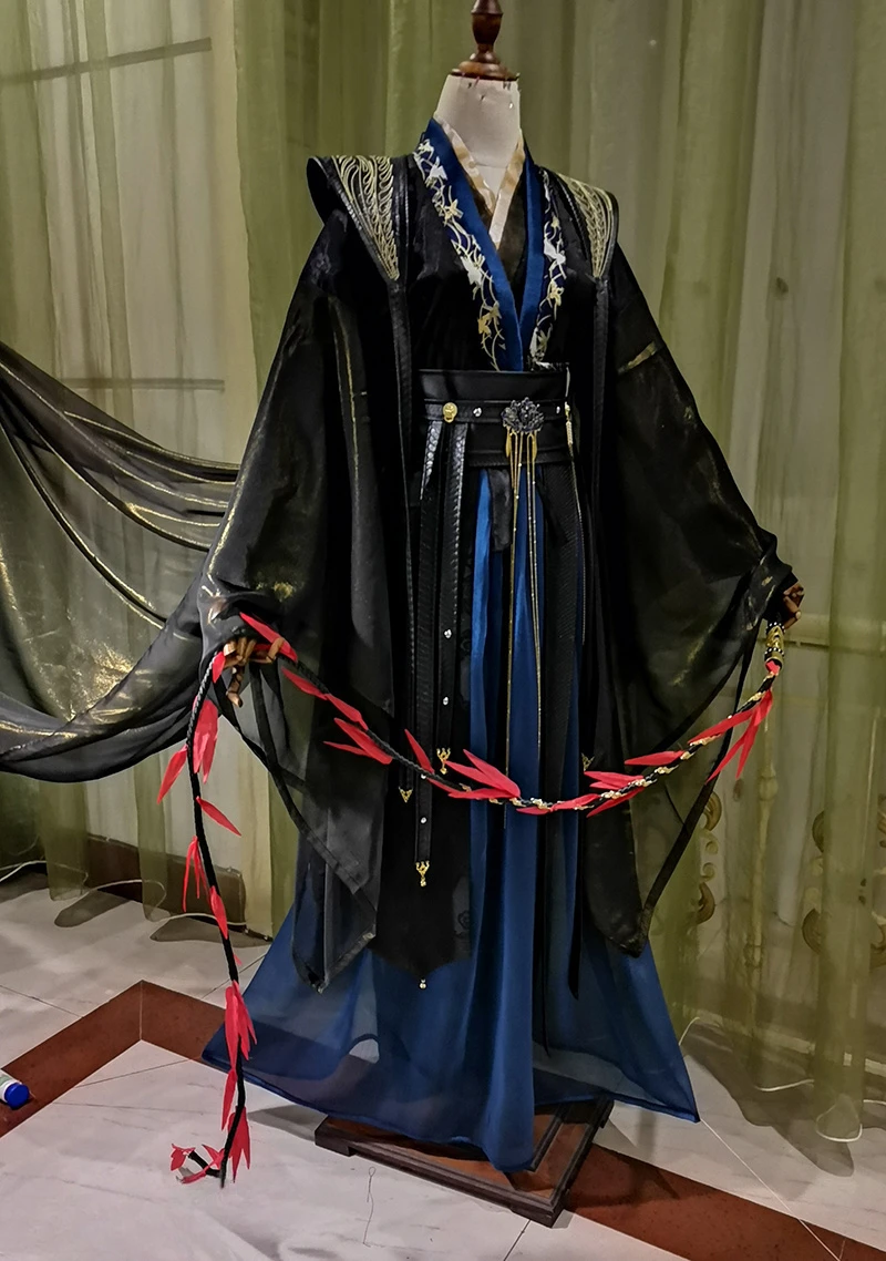 

He Xuan Chinese TV Antiquities Series Chang Geng 2Ha Immortality Mo Ran Cosplay Er Ha Costume Unisex MoRan Prop Birthday Gifts