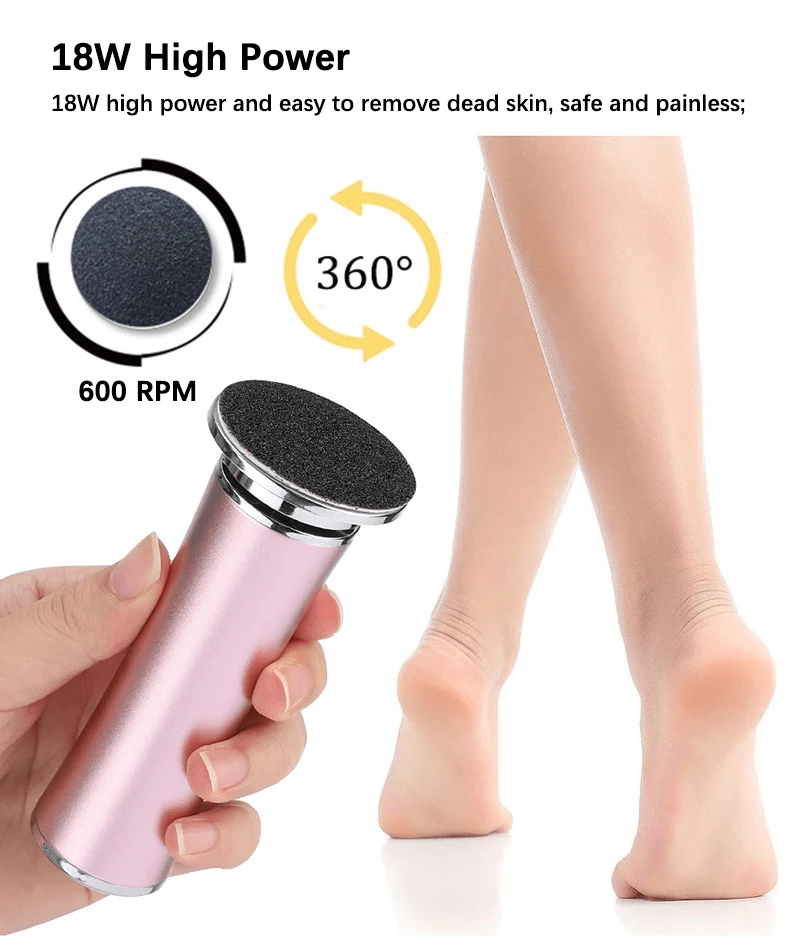 Electric Callus Remover For Smooth Heels Electronic Foot File_voghion.com