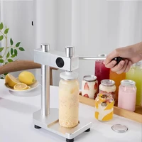 Canning Hand Sealing Machine Milk Tea Commercial Beverage Sealing And Packing Machine 1