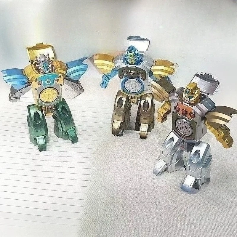 New Deformation Tank Robot Children's Toy Car Creative Mecha Simulation Spinning Toy Transformers Megatron Robot Toy - 6