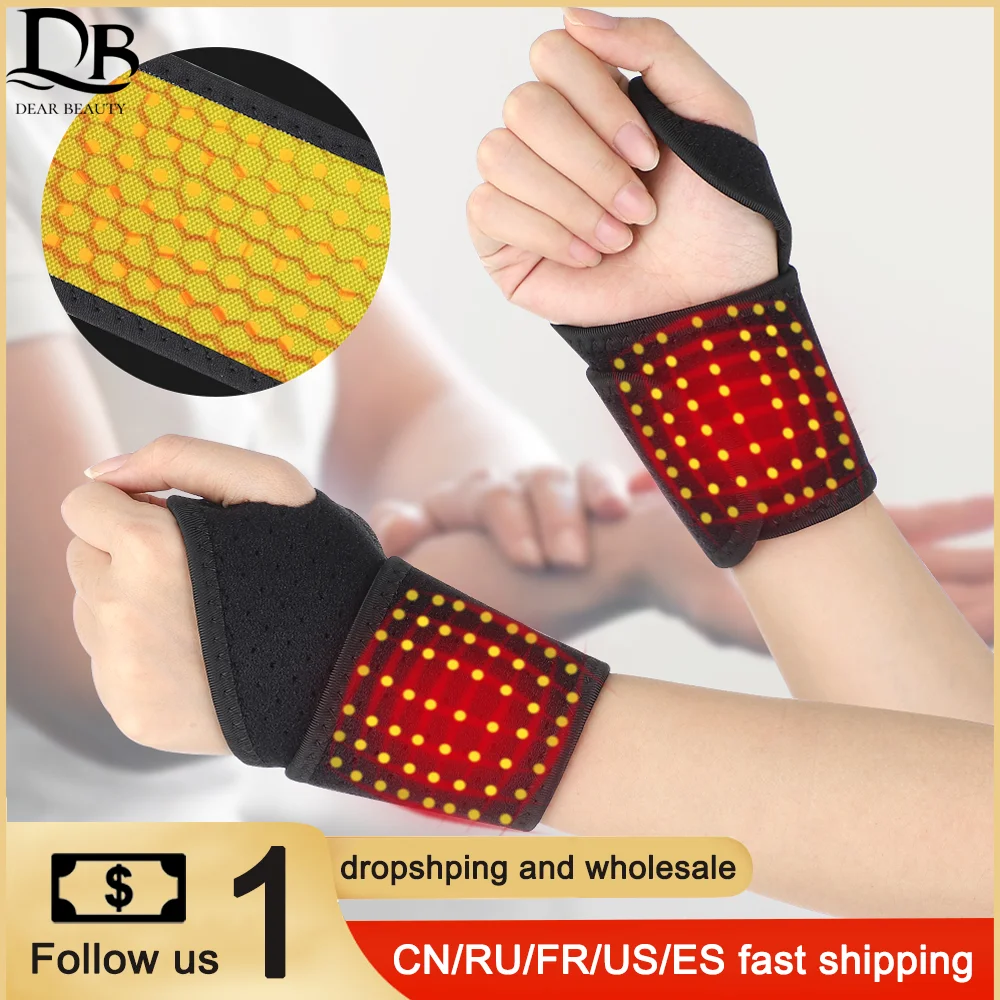 

Наручные браслеты из нагревающейся пены, обернутые, компрессионные, для бадминтона, для занятий спортом, защита от веса, сжатие суставов, облегчение боли