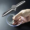 Creative Multi-Function LED Pen Spinning Decompression Gyro Metal Ballpoint  Pen Fashion Office School Supplies Writing Pens 1