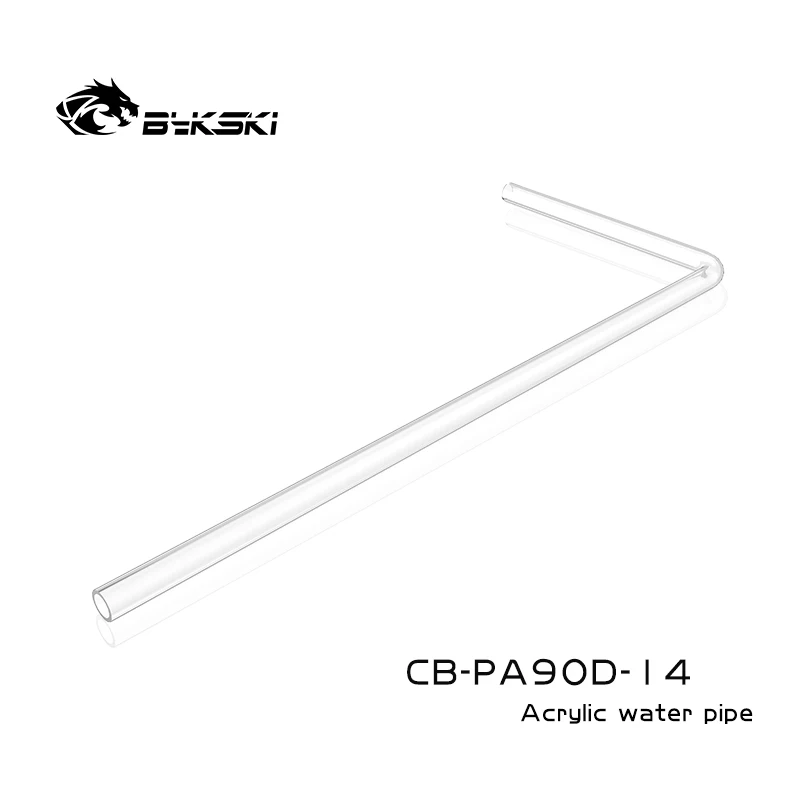 Bykski Tubo Rígido Acrílico Espessura 90 Graus Od14 mm Mais mm 20cm Mais 50cm - Imagem 6