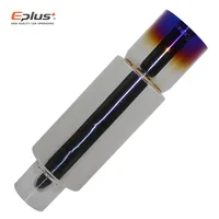 EPLUS Universal Stainless Steel Exhaust Muffler Tail Pipe - 51/63/76mm Inlet, 89mm Outlet - Image 5