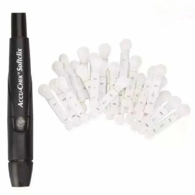 Blood Collections Lancets Accu-Chek Softclix Lancing Device Roche Original Blood Collection Pen