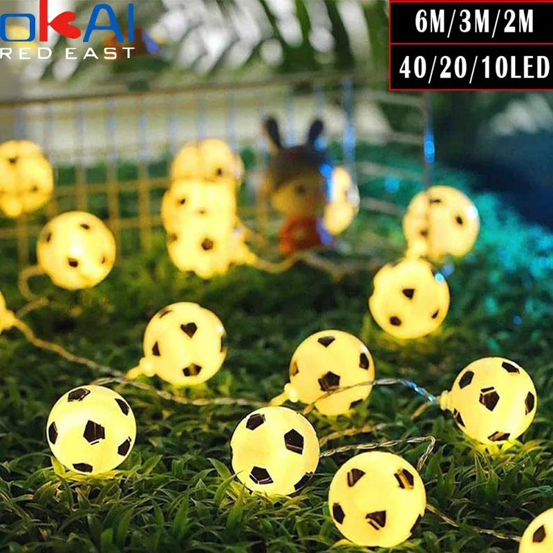 

USB/battery Box Powered Football Lamp String Christmas Decoration Garland Suitable for Family Holidays, Parties, New Year Gifts