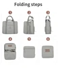 Foldable Travel Bags Unisex Waterproof Oxford Fabric Luggage Storage Suitcase Match Large Capacity Handbags Tote Organizers 4