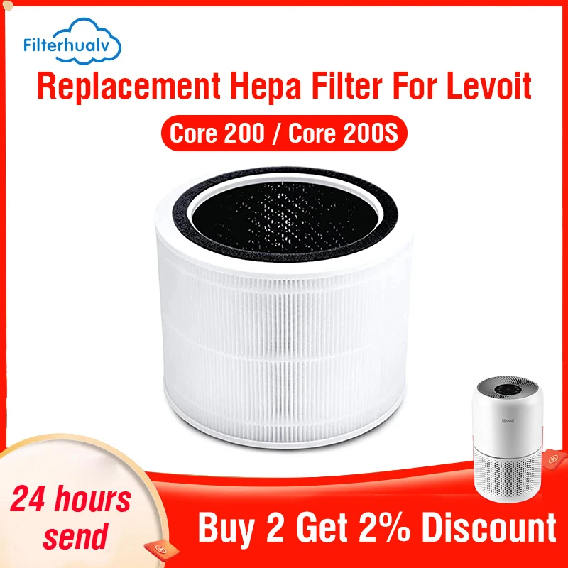 Filtro Hepa PM2.5 per Levoit purificatore d'aria Core 200 Levoit filtro a  carbone attivo Core 200 Levoit purificatore d'aria filtro Core 200 -  AliExpress