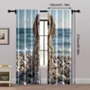2pcs, Print Curtains cute dog Polyester (without rod) Versatile All Perfect for Home Decor and Privacy 5