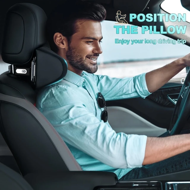 Cuscino Per Collo Auto In Memory Foam - Supporto Cervicale Regolabile Per Sedili - Foto 6