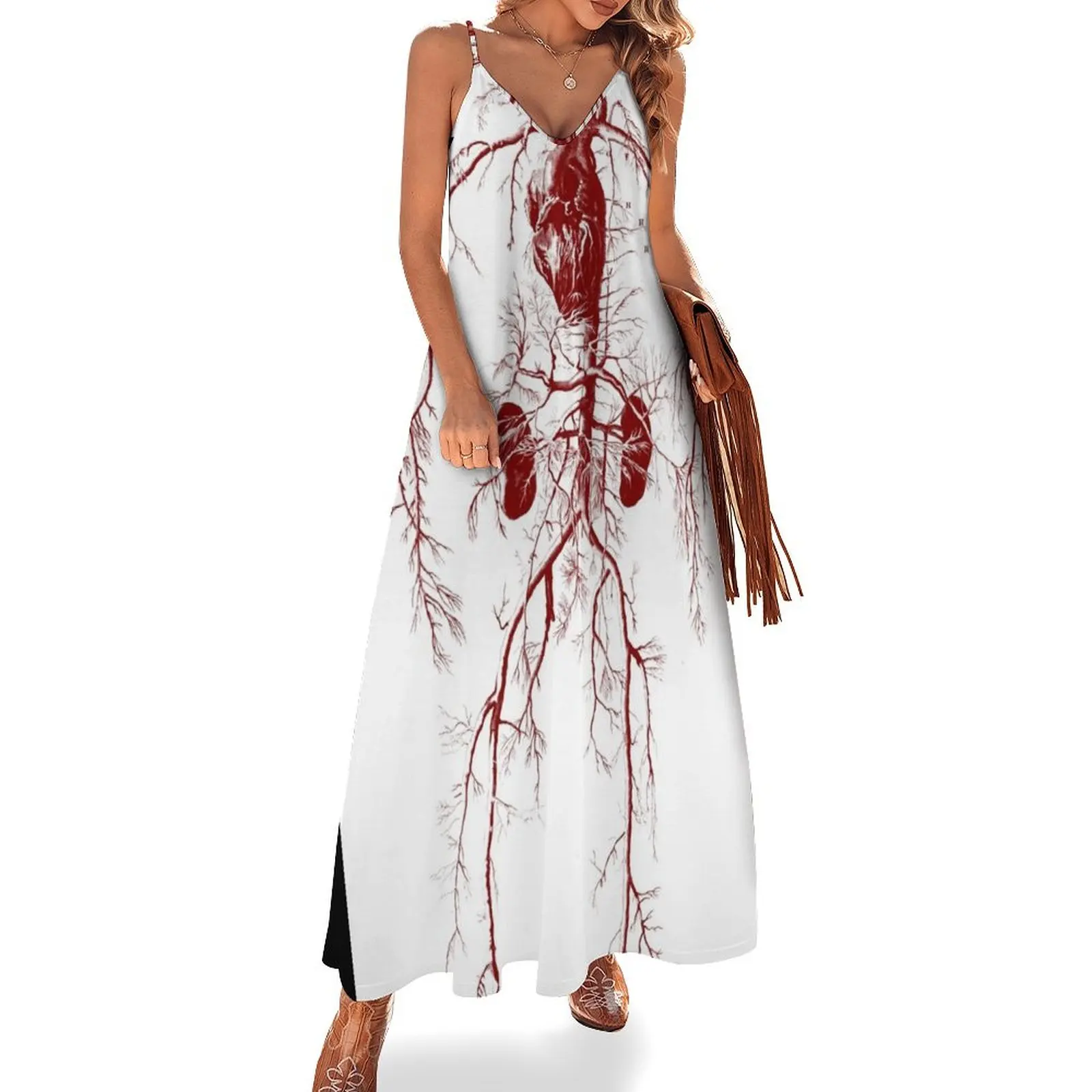 

Cardiovascular system Sleeveless Dress birthday dresses for women elegant guest wedding dress
