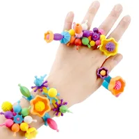 188-608pcs Pop Beads Children Girls Princess Jewelry Making Kit Creative Necklace Bracelet Rings DIY Ideal Christmas Birthday Gi 5