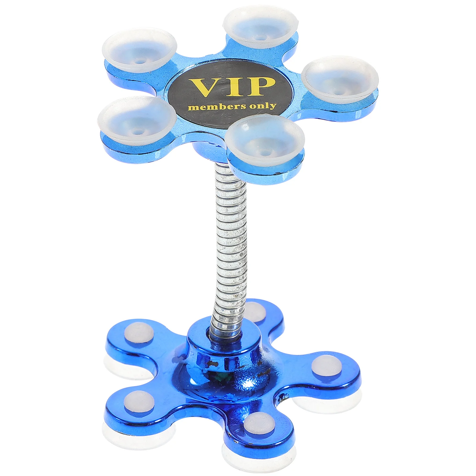 

Home Mobile Phone Bracket Silicone Double-sided Suction Cup Navigation Multi-function Phone Hold Bracket(Silver/Words Random )