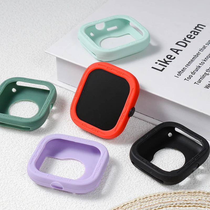 Silicone Case Cover Accessories Protector Bumper Frame for Xiaomi Redmi Watch 4