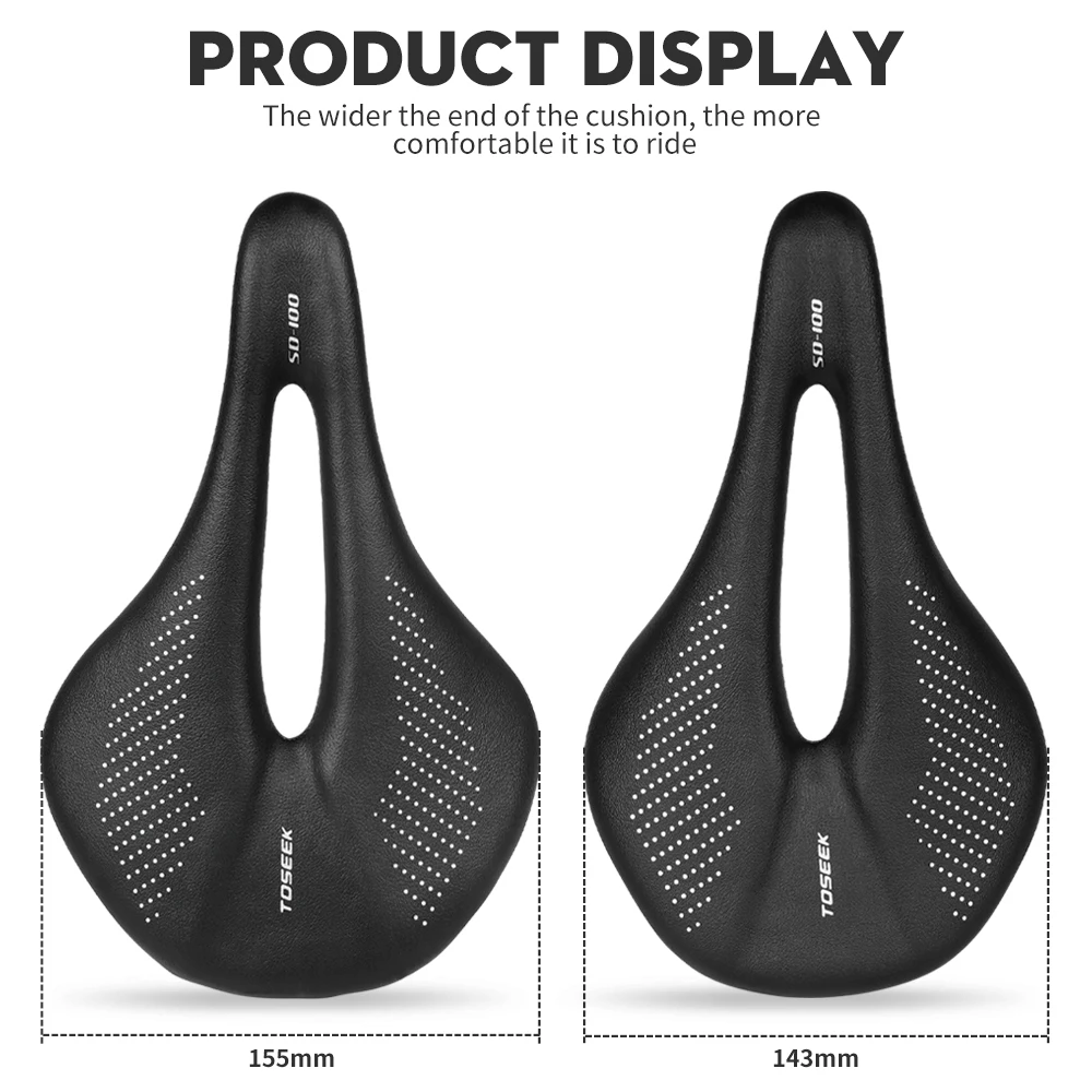 Full Carbon Saddle MTB/Road 143/155MM 135g Rails Bicycle Seat bicycle saddle