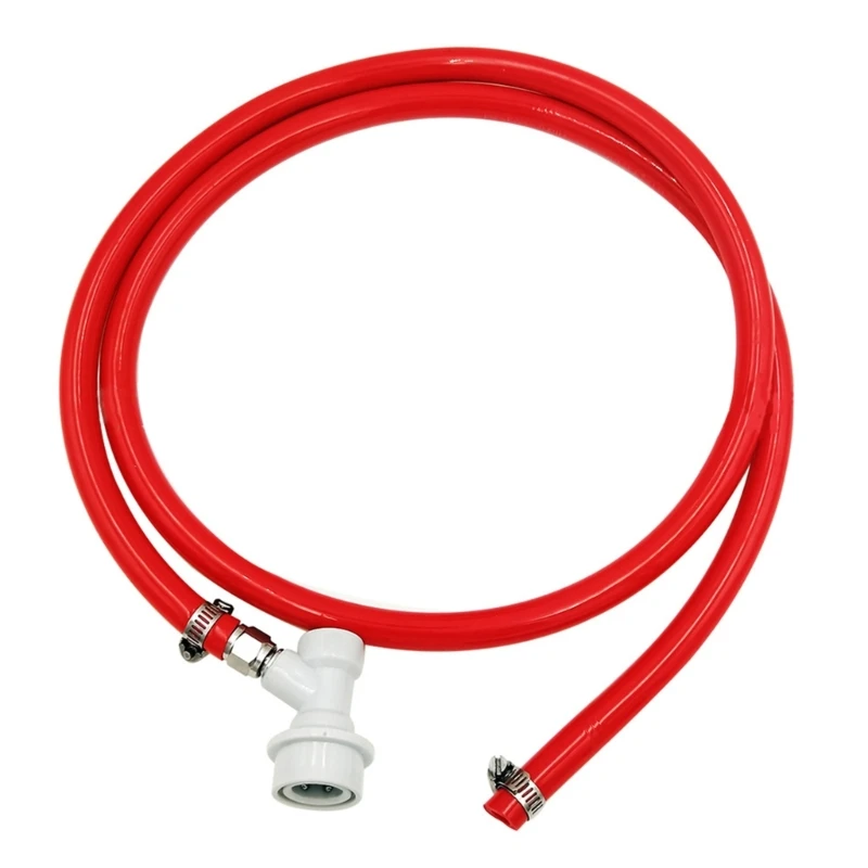 Homebrew Gas Line Assembly 1.5M Gas Hose With Lock Co2 Tube For Sodas Water Carbonated Beer Brewing
