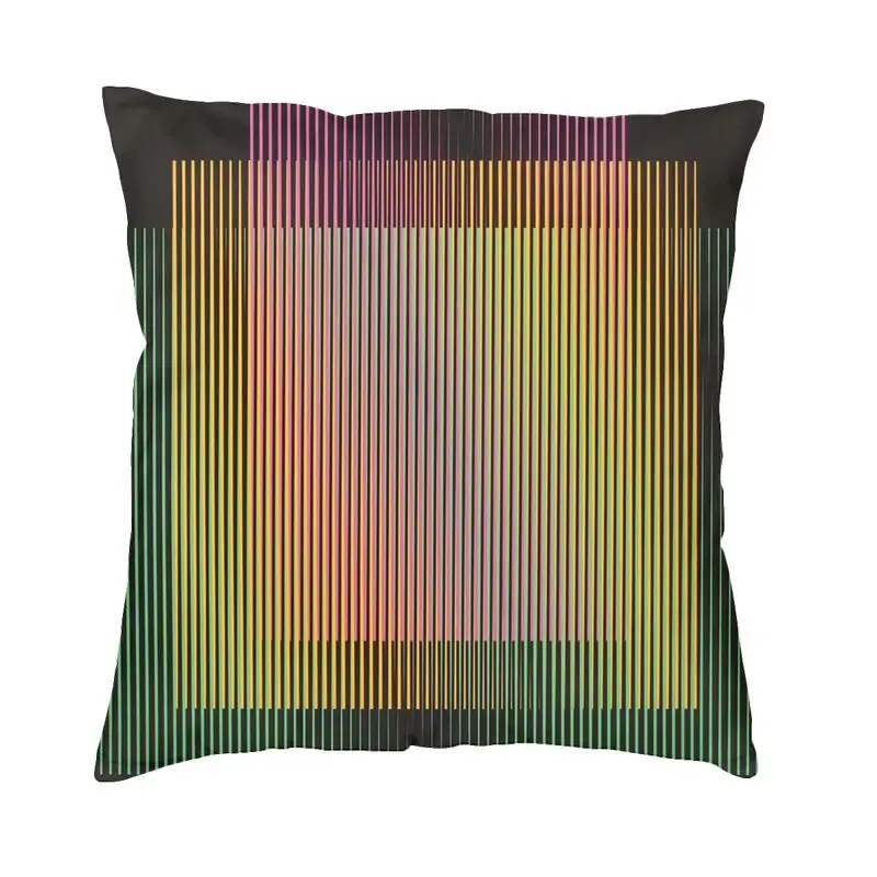 

Chromatic Induction Series By Carlos Cruz Diez Square Throw Pillow Case Decoration 3D Double-sided Printing Cushion Cover