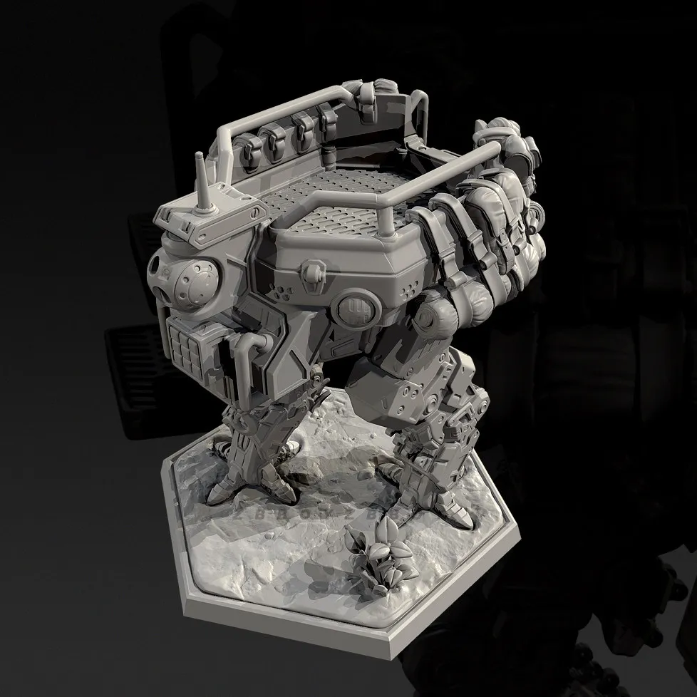 전체 높이 52mm 78mm 수지 군인 모델 키트 무색 및 자체 조립(3D 프린팅) TD-7745/3D