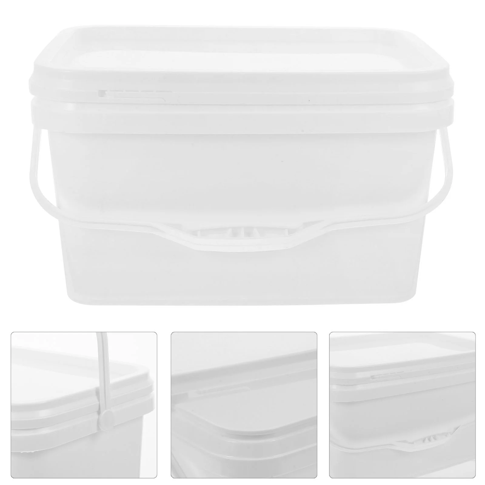 Paint Bucket Color Mixing Favor Containers Storage Outdoor Pigment Empty With Lid Food Lids