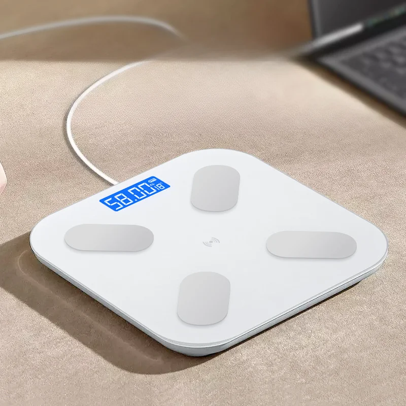 Intelligent Body Weight Scale Household Bluetooth Rechargeable Electronic Scale Human Body Weighing Healthy Weight